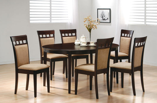 Gabriel 7-Piece Dining Set in Cappuccino - Coaster Furniture