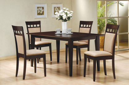 Gabriel Dining Set in Cappuccino - Coaster Furniture
