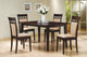 Gabriel Dining Set in Cappuccino - Coaster Furniture