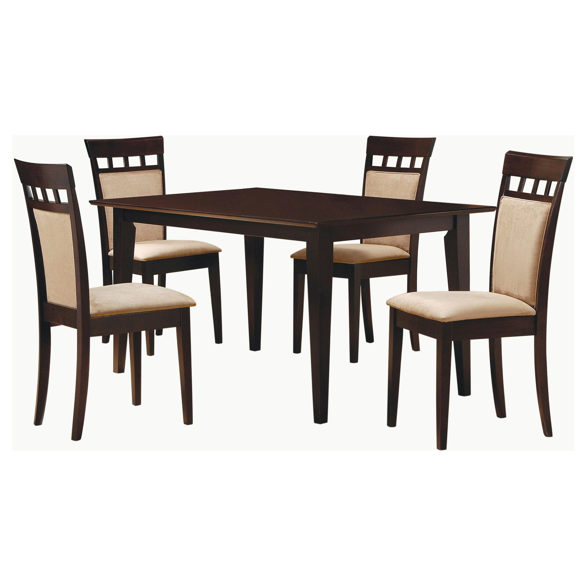 Gabriel Dining Set in Cappuccino - Coaster Furniture