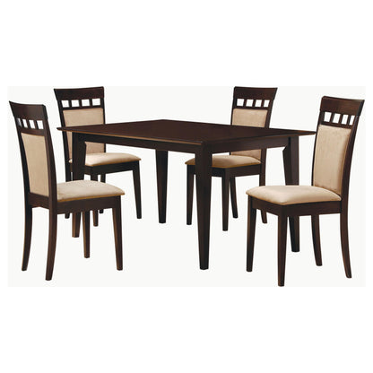 Gabriel Dining Set in Cappuccino - Coaster Furniture