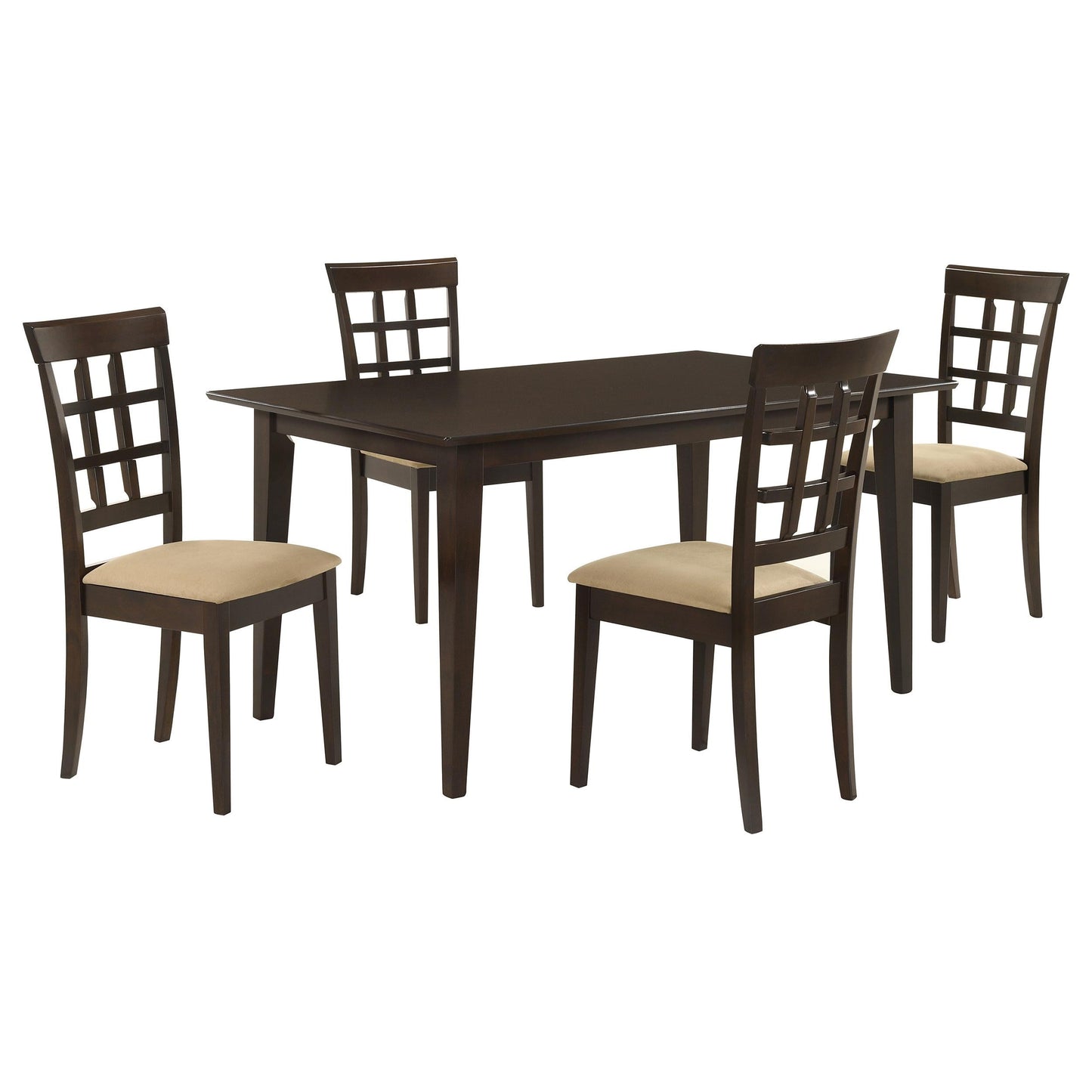 Gabriel Dining Set in Cappuccino - Coaster Furniture