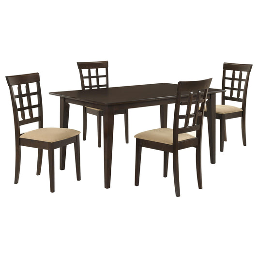 Gabriel Dining Set in Cappuccino - Coaster Furniture