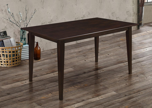 Gabriel Dining Table in Cappuccino - Coaster Furniture