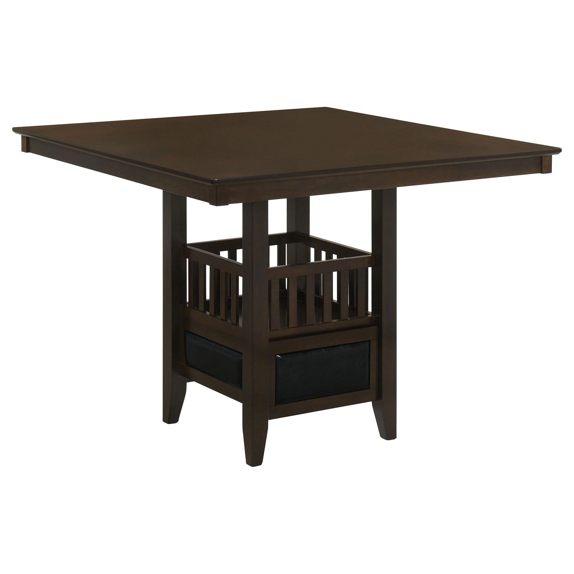 Jaden Counter Height Dining Table in Espresso - Coaster Furniture