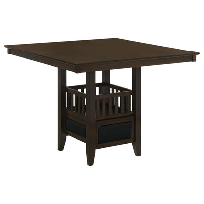 Jaden Counter Height Dining Table in Espresso - Coaster Furniture