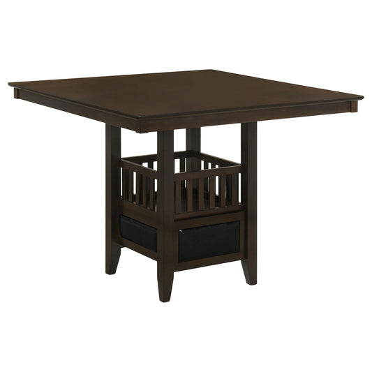 Jaden Counter Height Dining Table in Espresso - Coaster Furniture