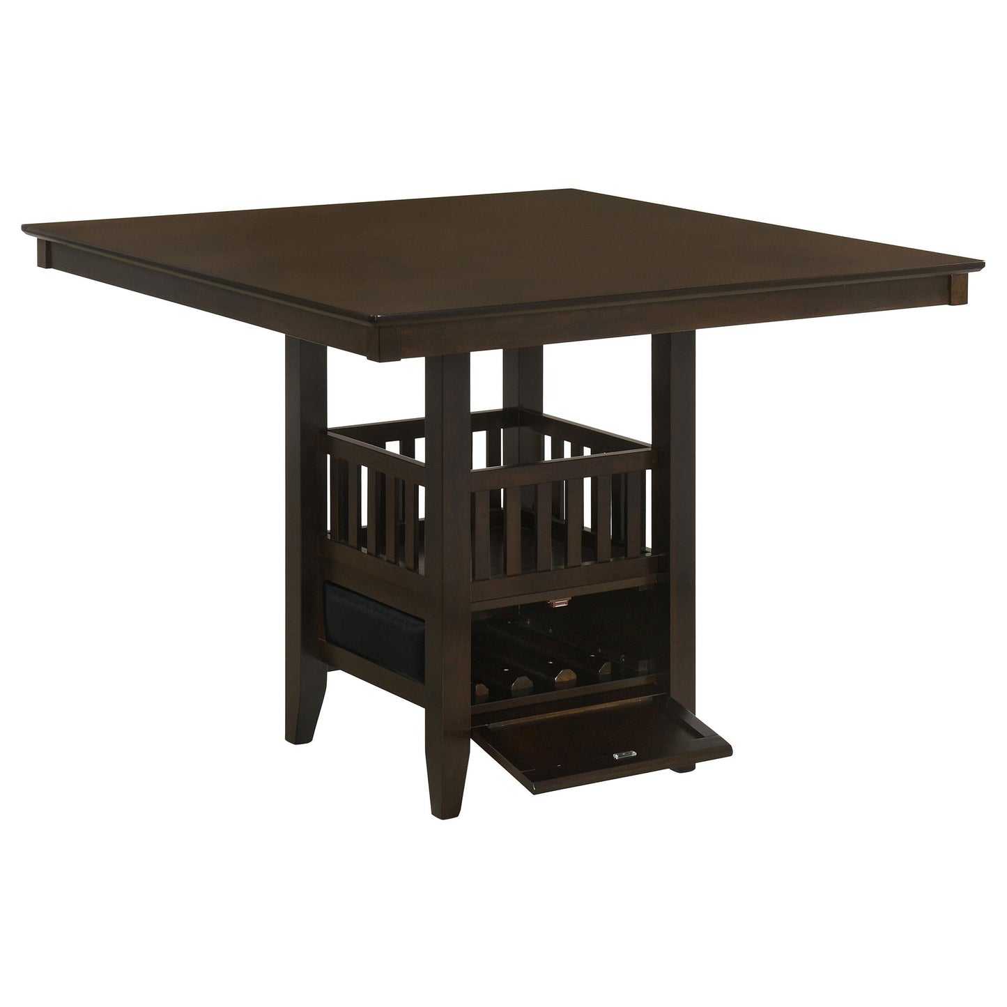 Jaden Counter Height Dining Table in Espresso - Coaster Furniture