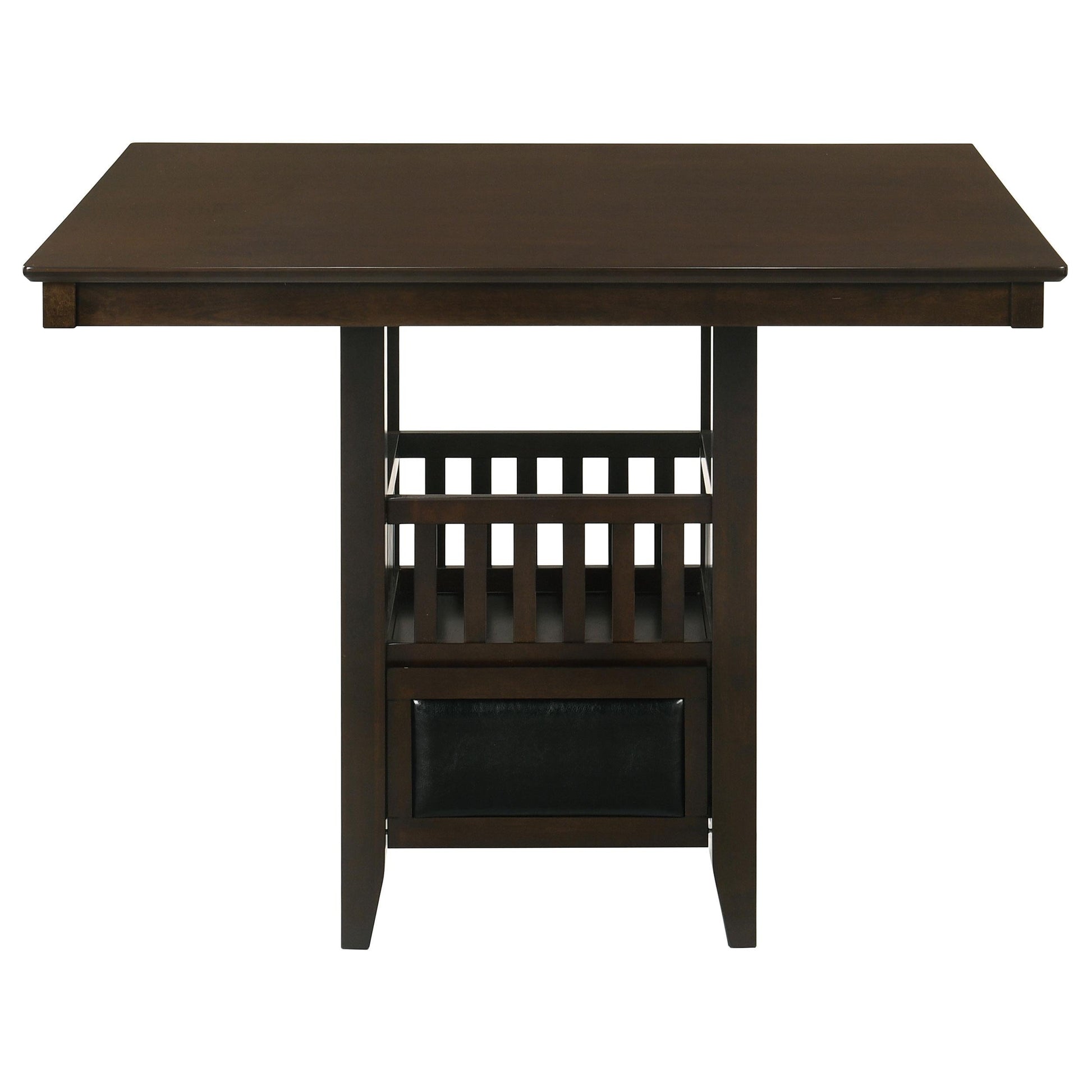 Jaden Counter Height Dining Table in Espresso - Coaster Furniture