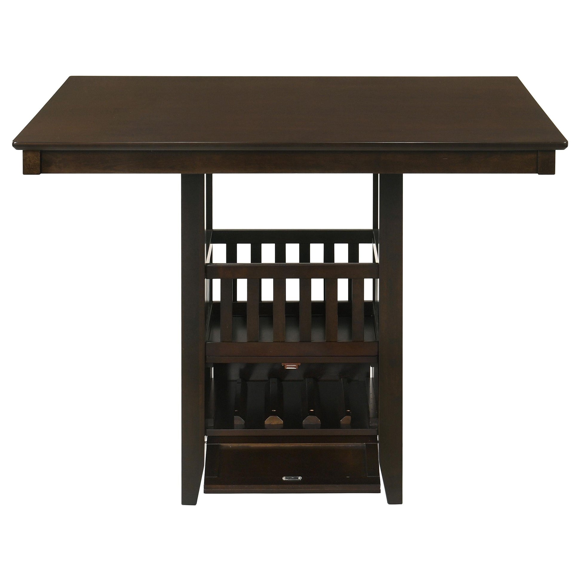 Jaden Counter Height Dining Table in Espresso - Coaster Furniture