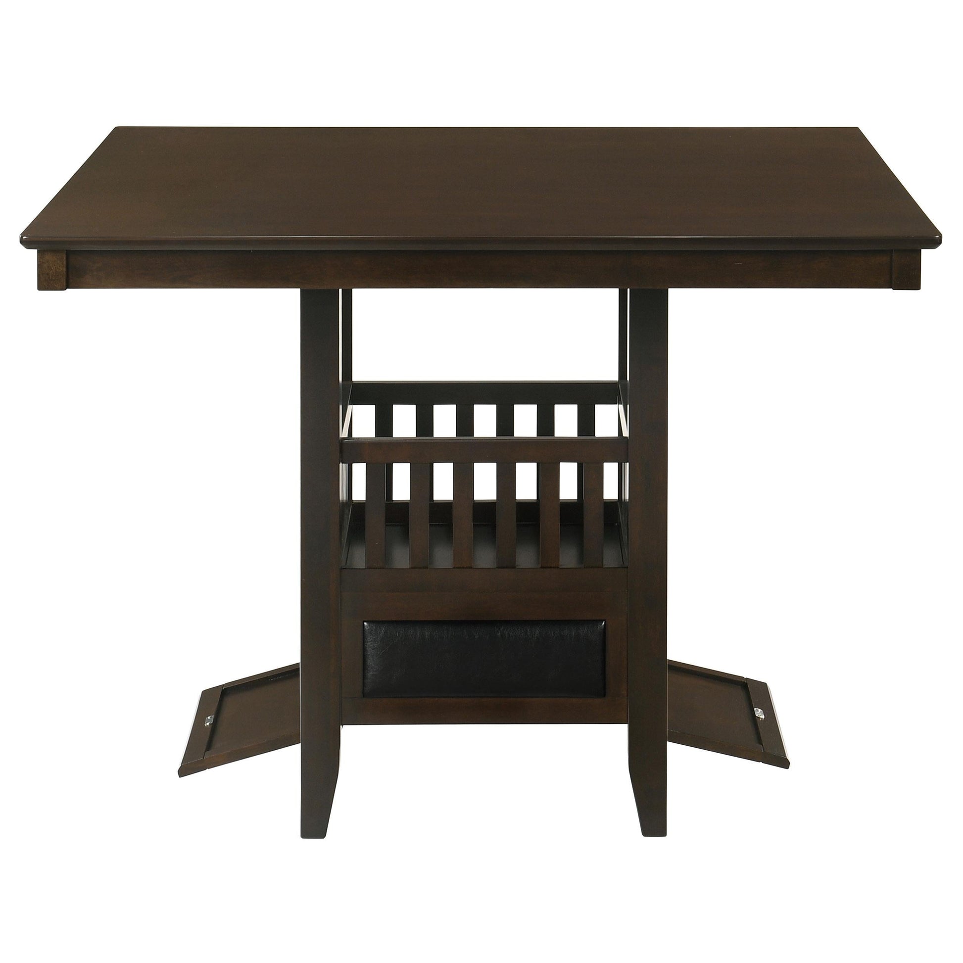 Jaden Counter Height Dining Table in Espresso - Coaster Furniture