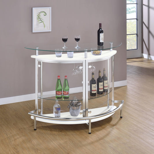 Amarillo Home Bar in Black - Coaster Furniture