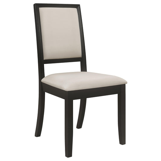 Louise Side Chair in Black - Coaster Furniture