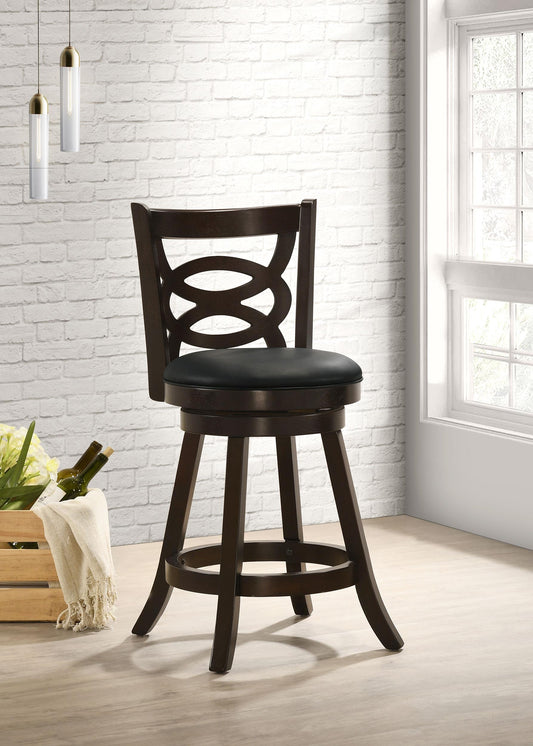 Broxton Counter Stool in Chestnut - Coaster Furniture