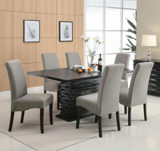 Stanton 7-Piece Dining Set in Grey - Coaster Furniture