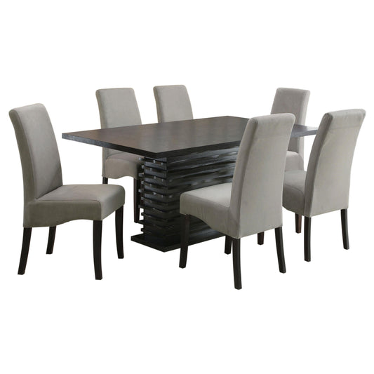 Stanton 7-Piece Dining Set in Grey - Coaster Furniture