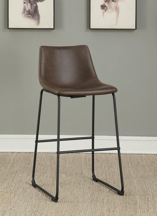 Michelle Bar Stool in Brown - Coaster Furniture