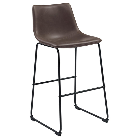 Michelle Bar Stool in Brown - Coaster Furniture