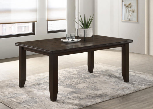 Dalila Dining Table in Cappuccino - Coaster Furniture