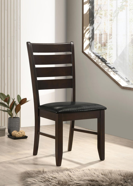 Dalila Side Chair in Cappuccino - Coaster Furniture