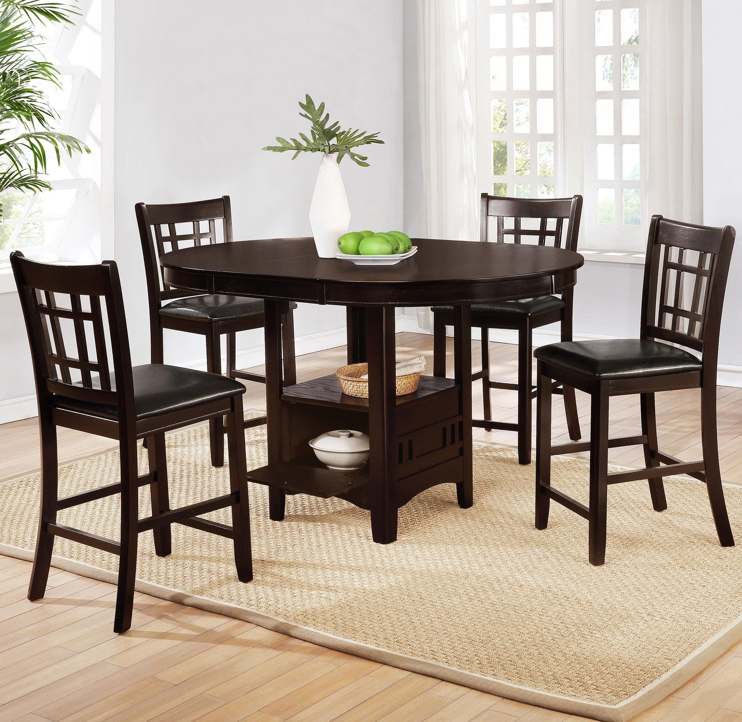 Lavon Counter Height Dining Set - Espresso