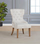 Baney Side Chair - Beige / Rustic Grey