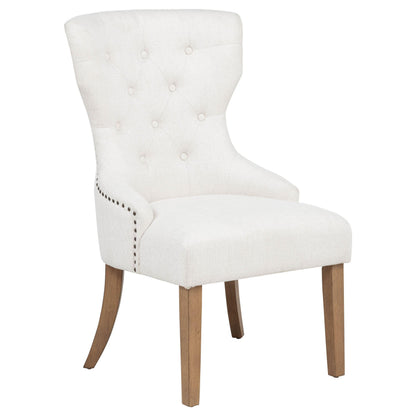 Baney Side Chair - Beige / Rustic Grey