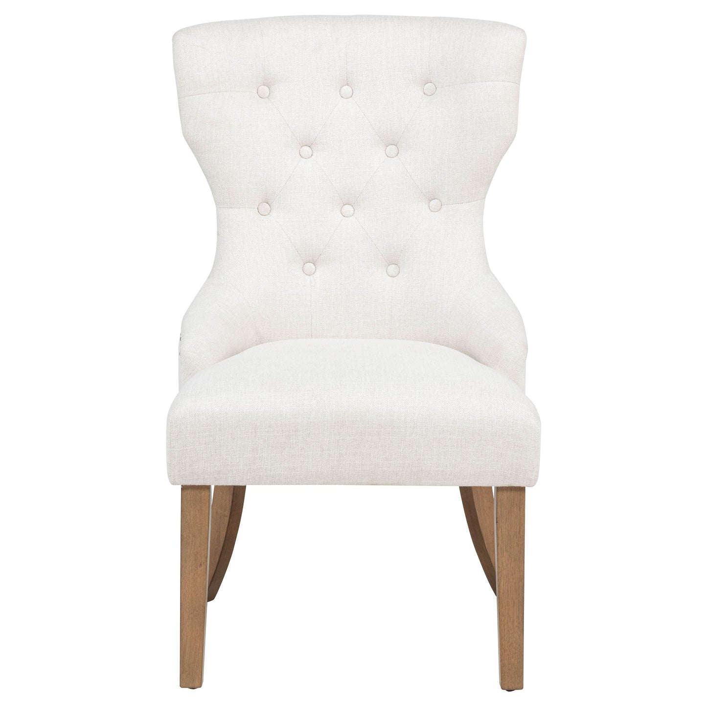 Baney Side Chair - Beige / Rustic Grey