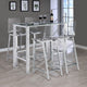 Tolbert Bar Table 5-Piece Set in Chrome - Coaster Furniture