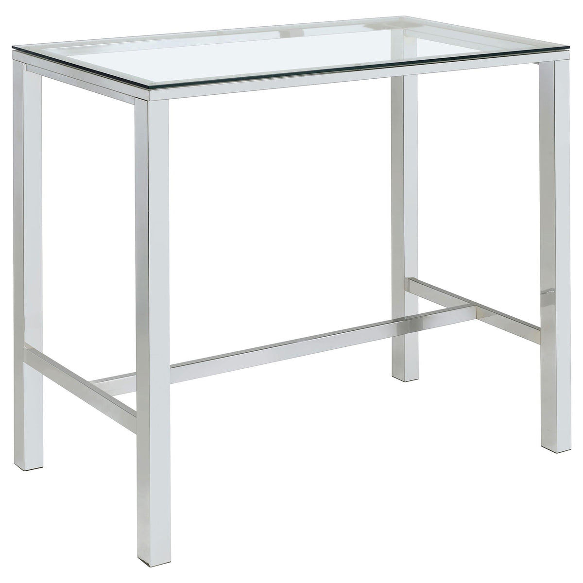 Tolbert Bar Table 5-Piece Set in Chrome - Coaster Furniture