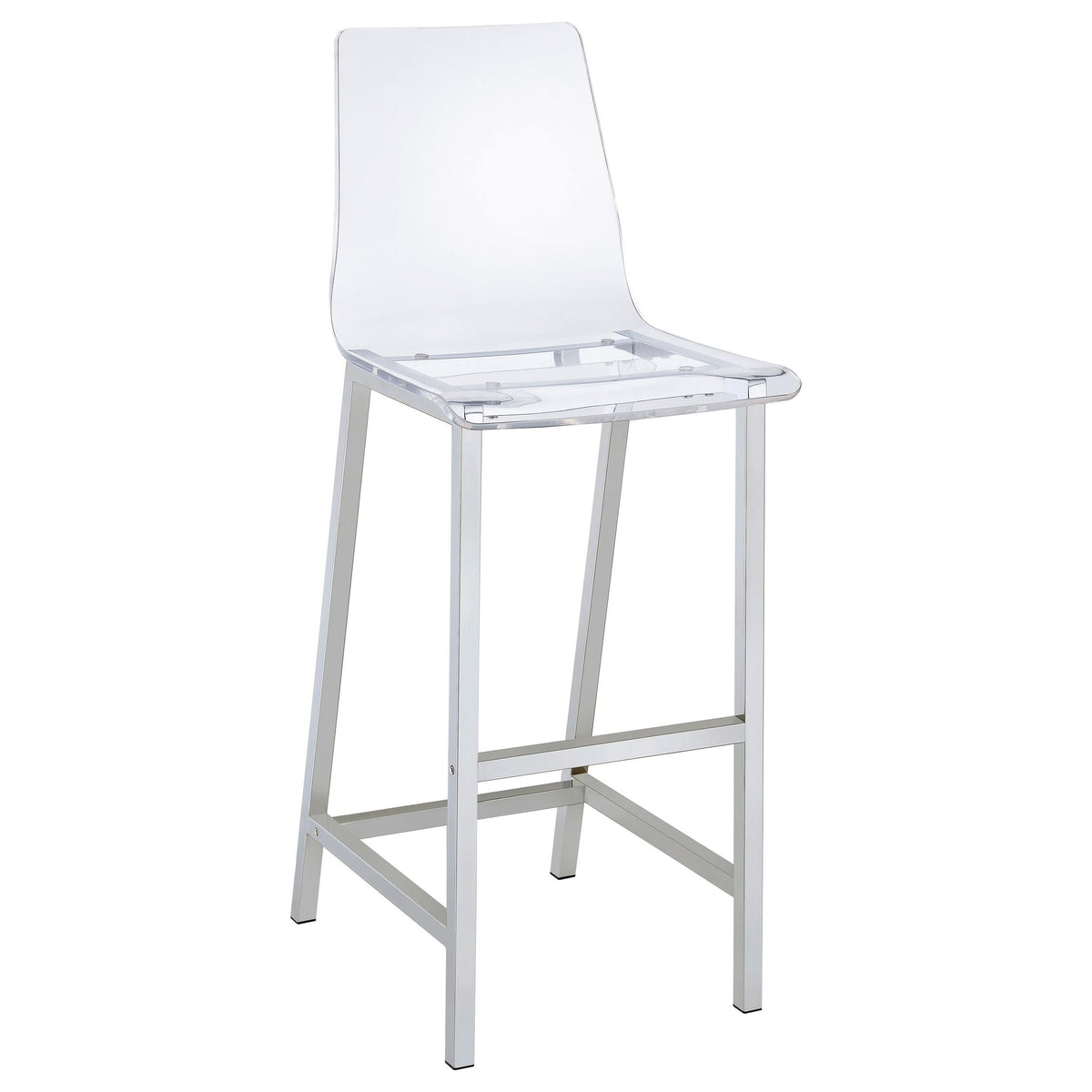 Tolbert Bar Table 5-Piece Set in Chrome - Coaster Furniture