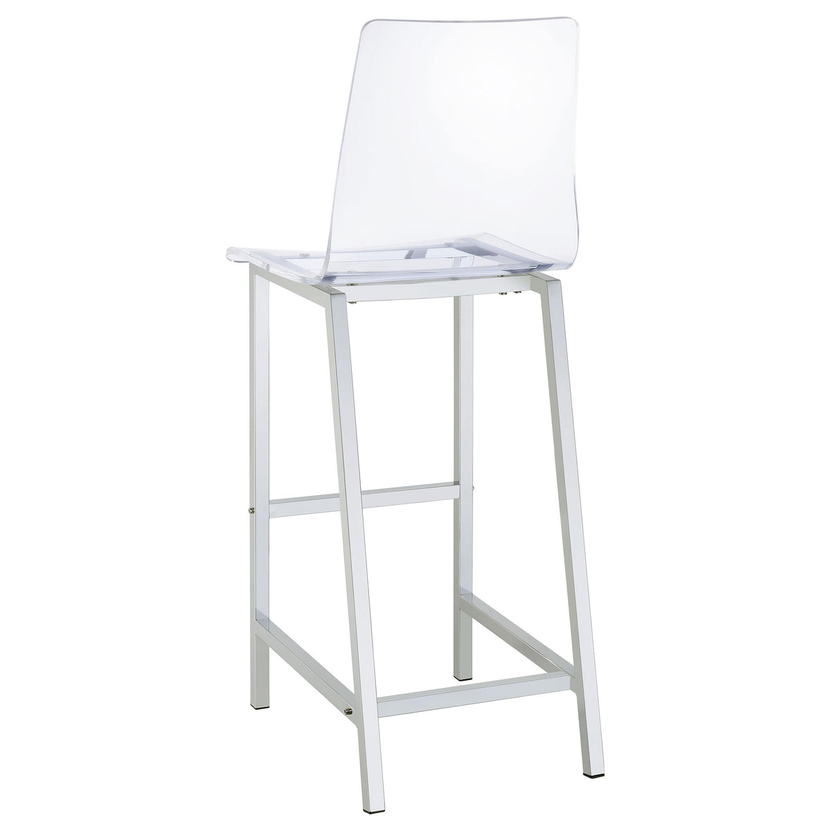 Tolbert Bar Table 5-Piece Set in Chrome - Coaster Furniture