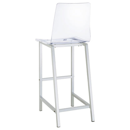 Tolbert Bar Table 5-Piece Set in Chrome - Coaster Furniture