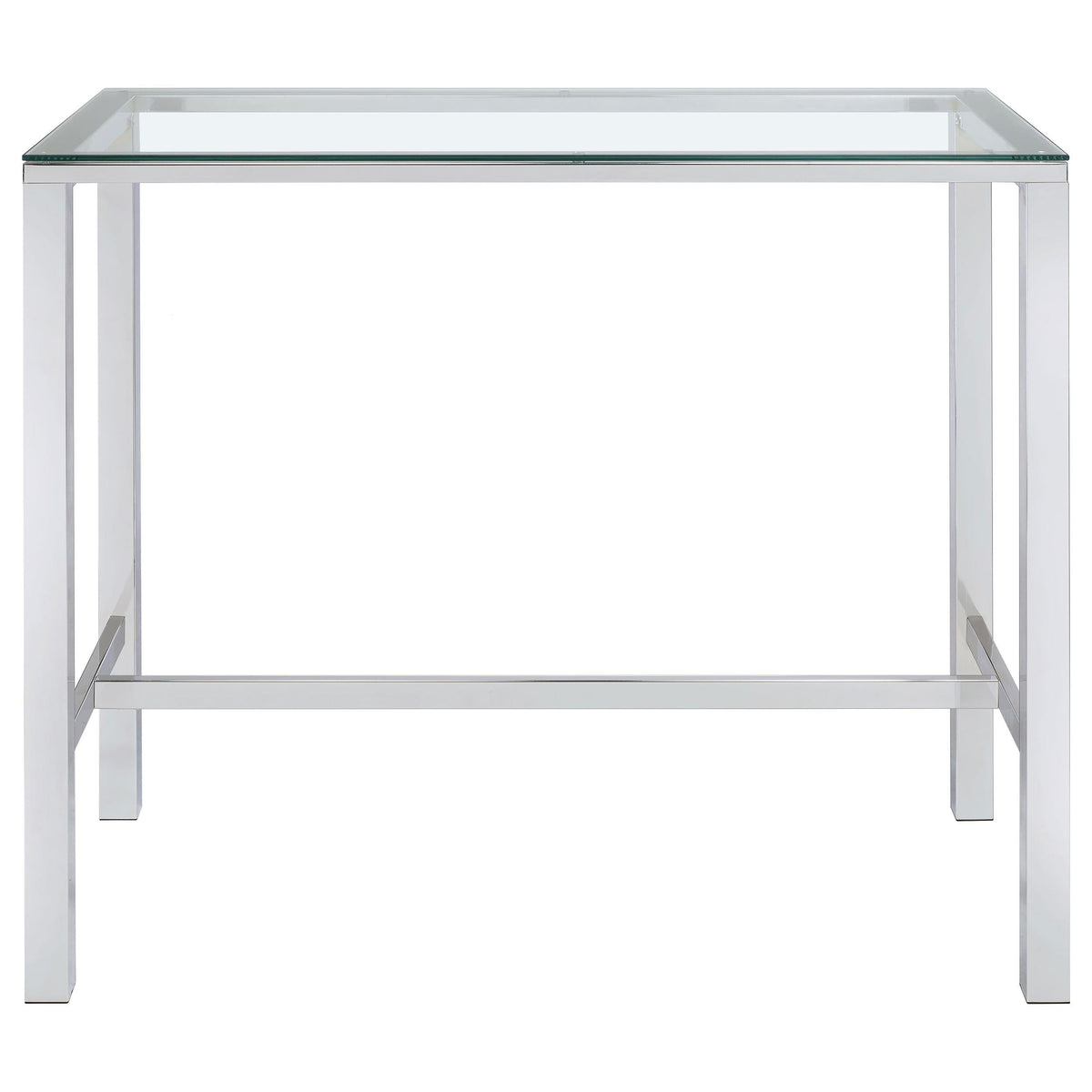 Tolbert Bar Table in Chrome - Coaster Furniture