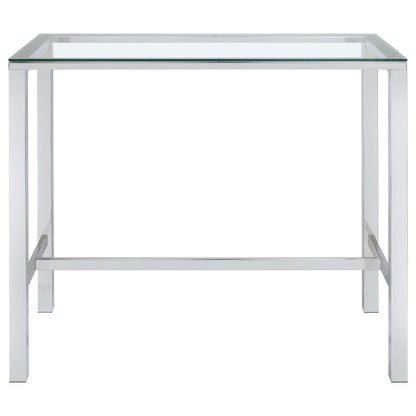 Tolbert Bar Table in Chrome - Coaster Furniture