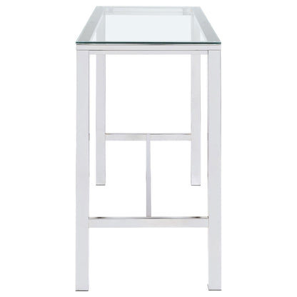 Tolbert Bar Table in Chrome - Coaster Furniture