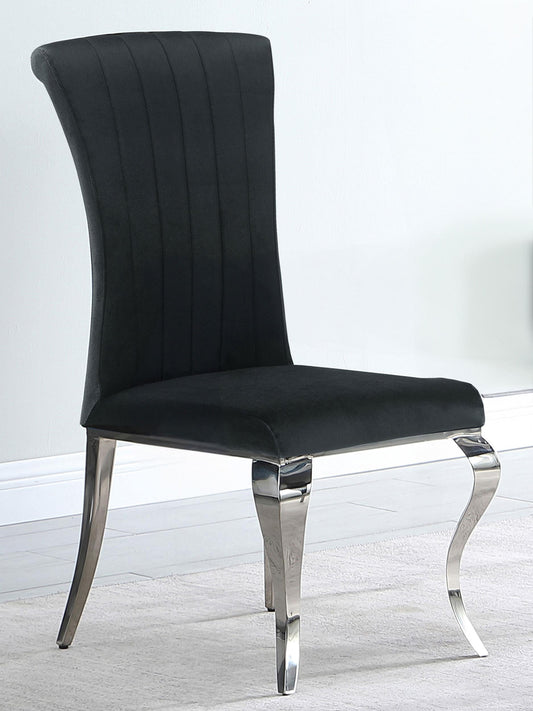 Betty Side Chair in Black - Coaster Furniture