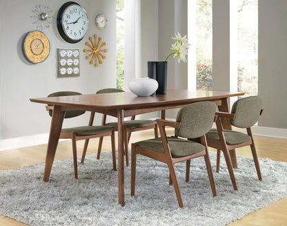Malone 5-Piece Dining Set in Dark Walnut - Coaster Furniture