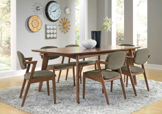 Malone 7-Piece Dining Set in Dark Walnut - Coaster Furniture