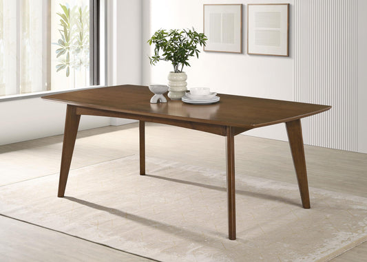 Malone Dining Table in Dark Walnut - Coaster Furniture
