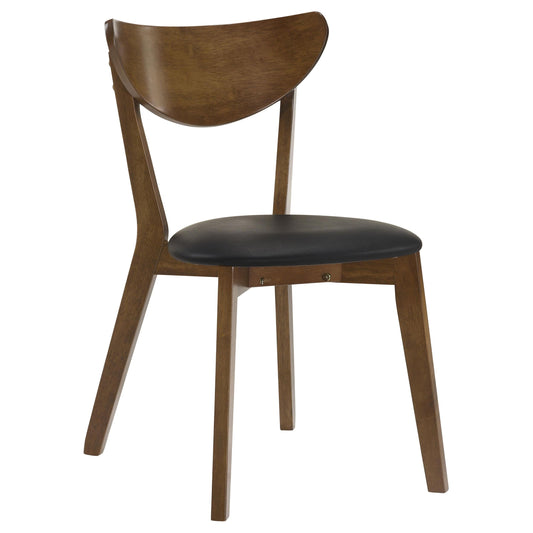 Jedda Side Chair in Dark Walnut - Coaster Furniture