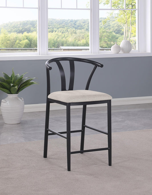 Dolman Counter Stool in Beige - Coaster Furniture