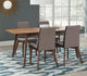Redbridge 5-Piece Dining Set in Natural Walnut - Coaster Furniture