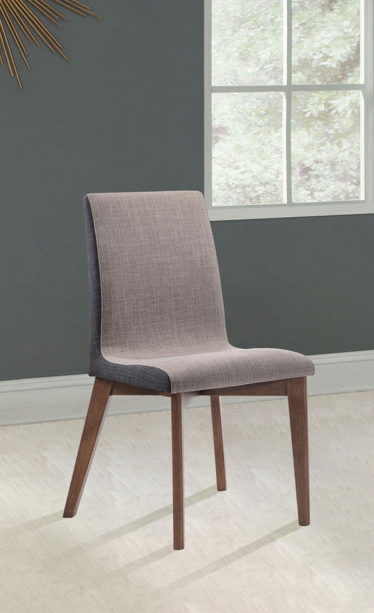 Redbridge Side Chair in Natural Walnut - Coaster Furniture