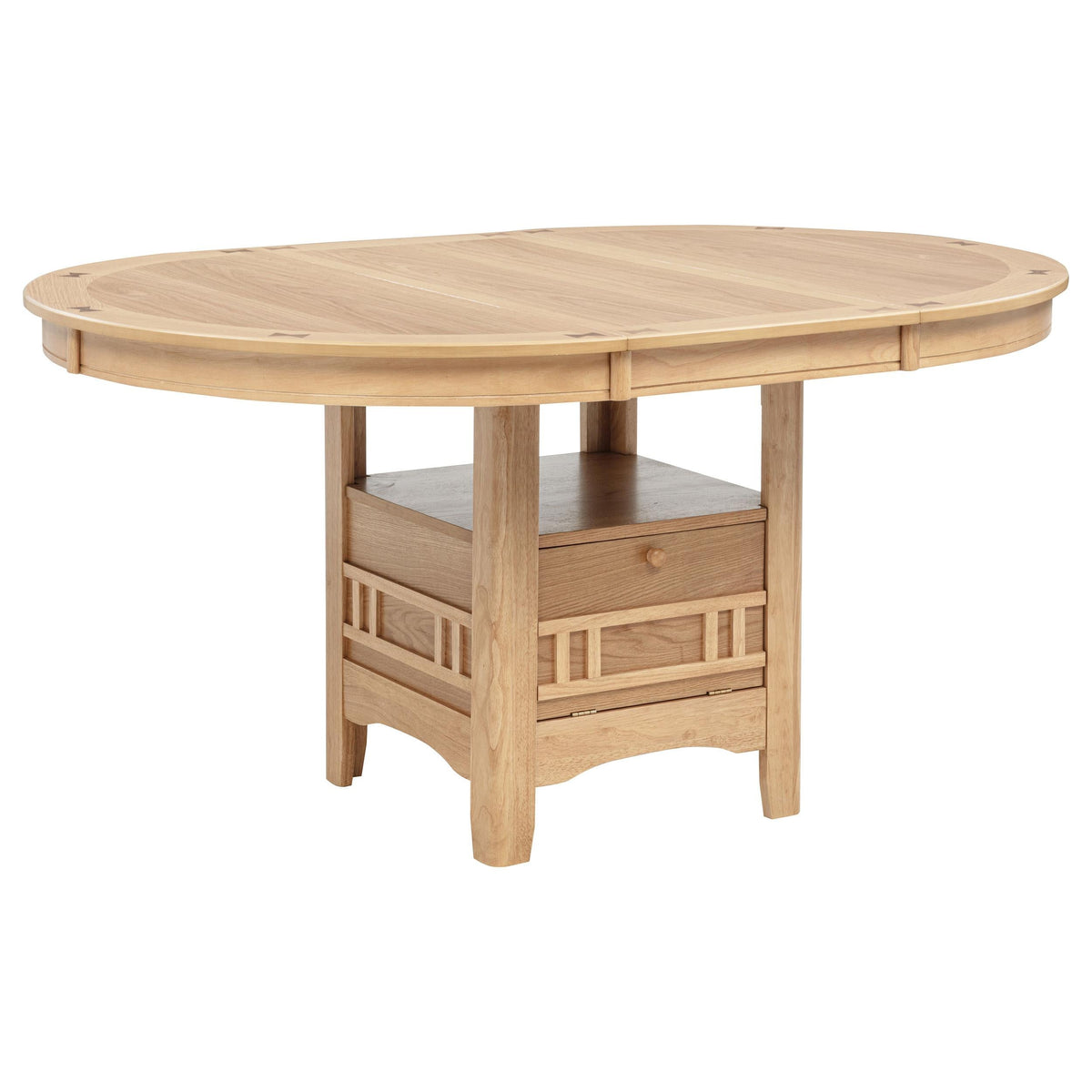 Lavon Dining Set in Light Oak - Coaster Furniture