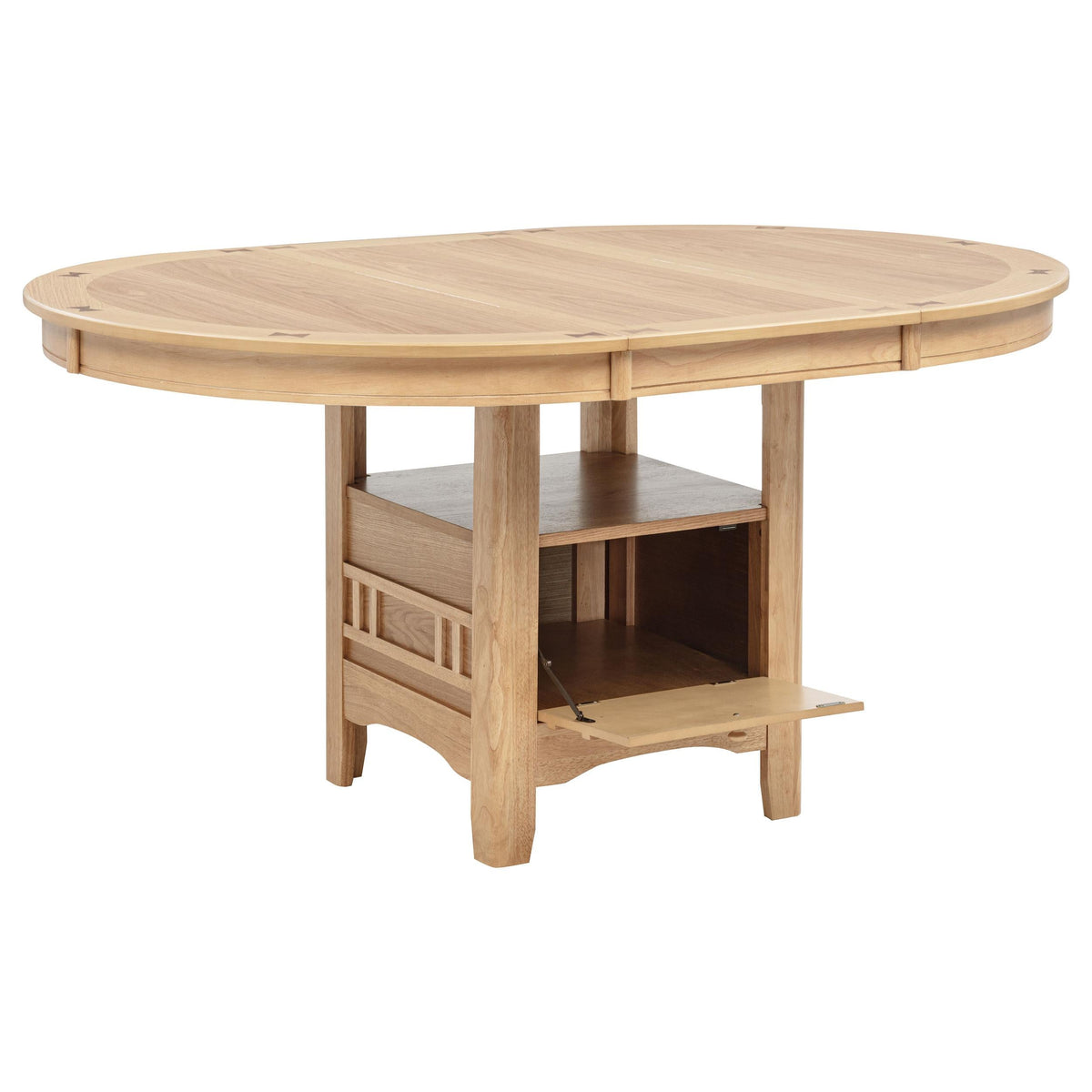 Lavon Dining Set in Light Oak - Coaster Furniture