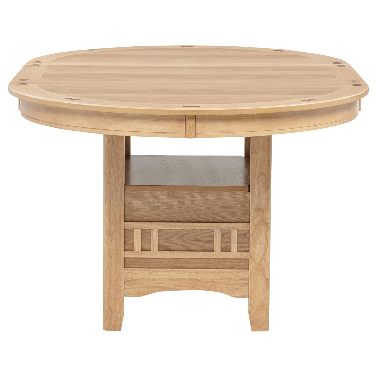 Lavon Dining Set in Light Oak - Coaster Furniture