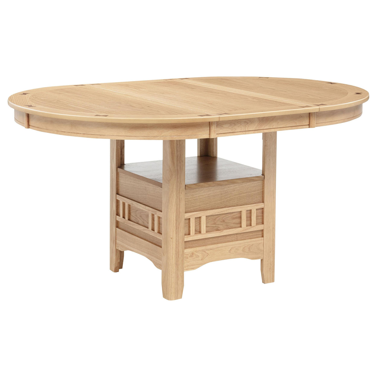 Lavon Dining Set in Light Oak - Coaster Furniture