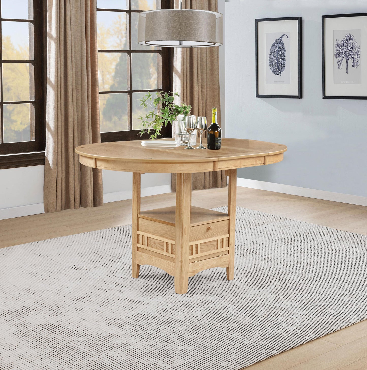 Lavon Counter Height Dining Table - Light Oak