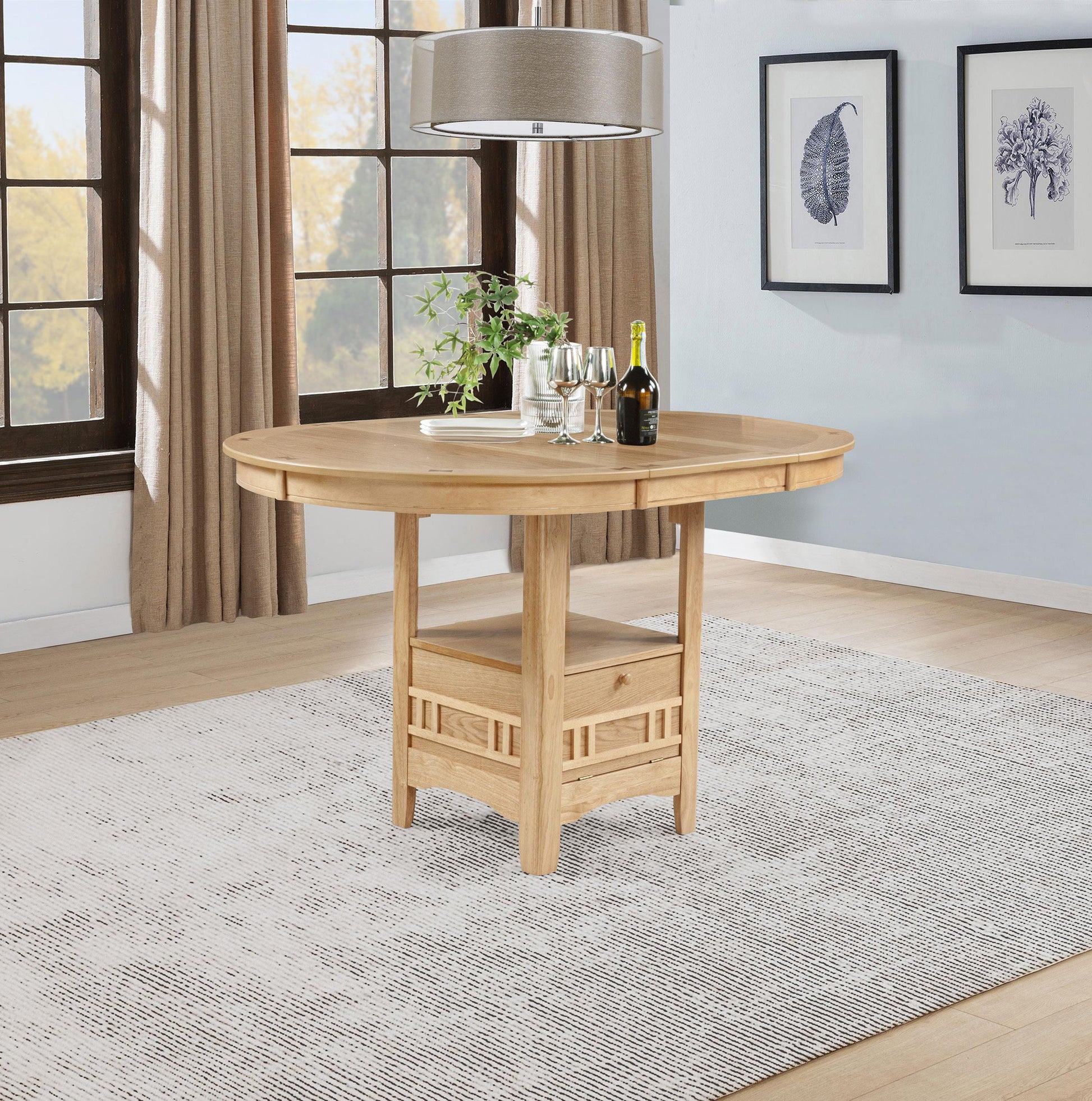Lavon Counter Height Dining Table - Light Oak